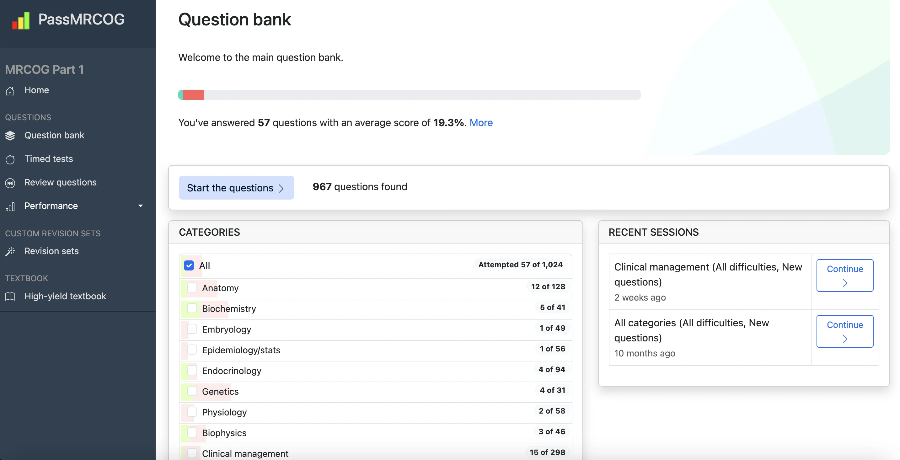 MRCOG Part 1 preparation resources and revision course